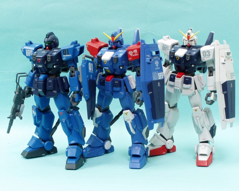 Amazon.co.jp: HG ブルーディスティニー 1、2、3号機 イフリート